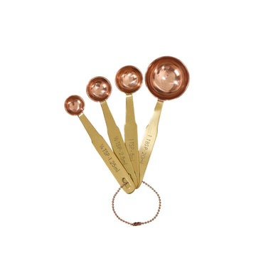 Heritage Copper & Brass Measuring Spoon Set