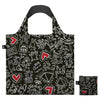 Keith Haring Black Pattern - Bag