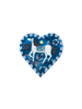 Paloma Heart Blue Horse