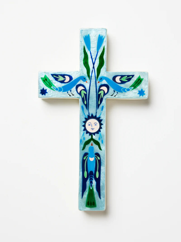 Fable Blue Sun Large Cross