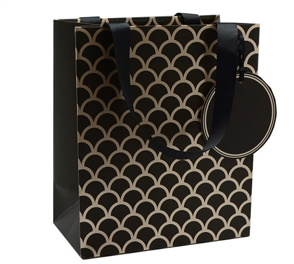 Gift Bag - Upscale Gold/Black