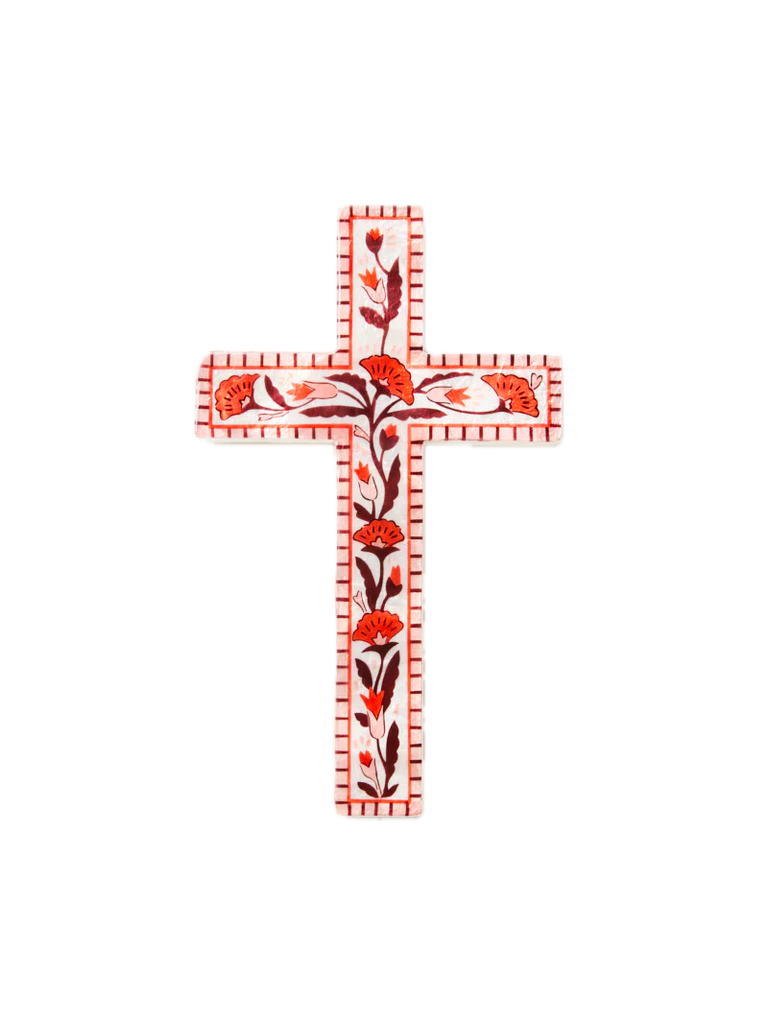 Samira Large Cross Pink