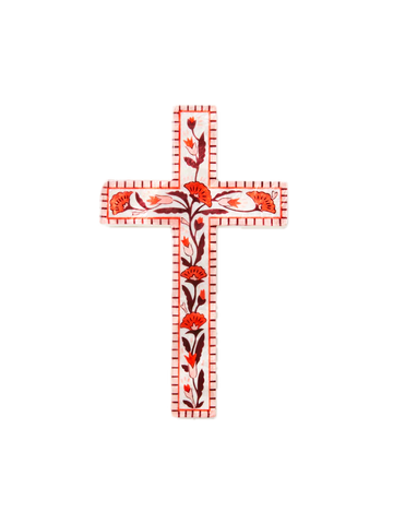 Samira Large Cross Pink