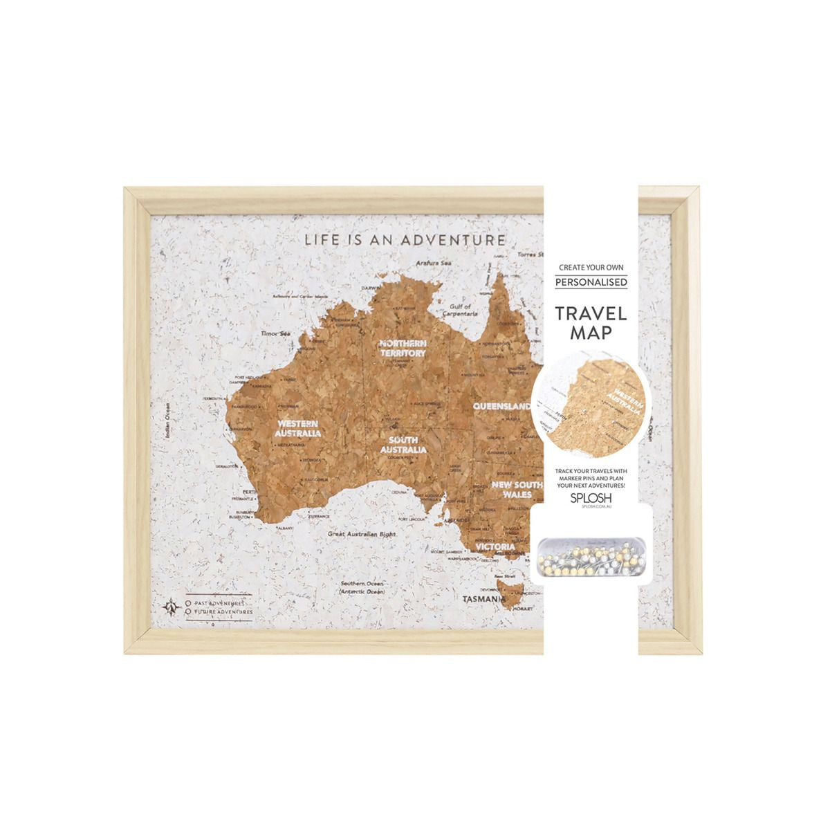 Travel Board - Australia Map Desk
