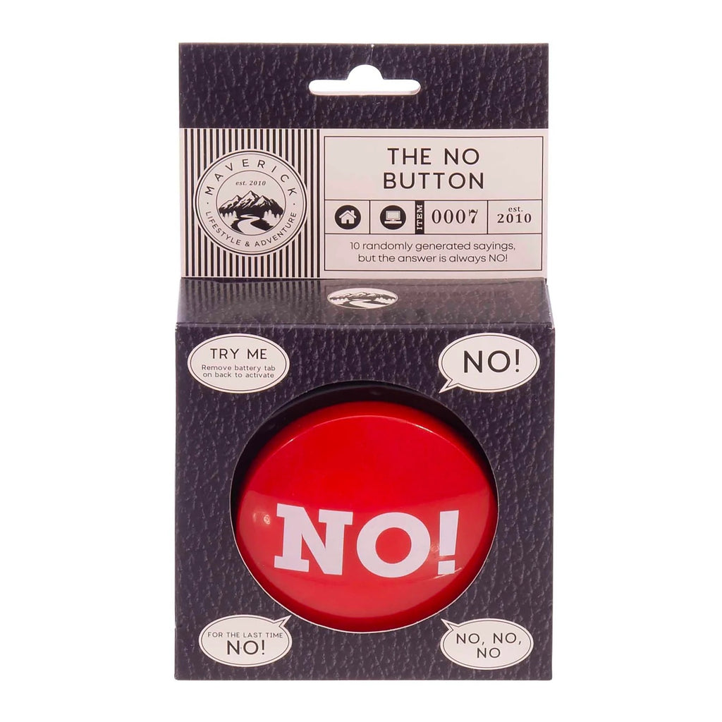 The NO Button Red