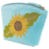 Velvet Mini Pouch - Summer Sunflower