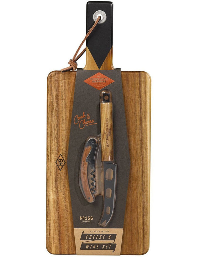 Cheese & Wine Set - Acacia Wood