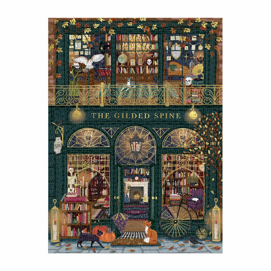 The Gilded Spine Foil Puzzle - 1000pc