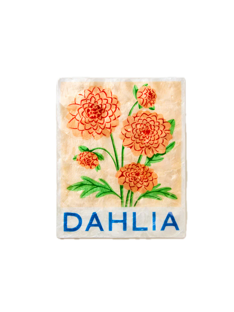 Market Wall Art Dahlia