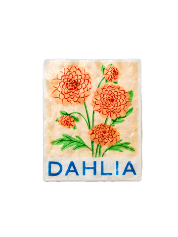Market Wall Art Dahlia