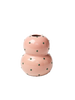 Fonda Vase Pink Green Dotty