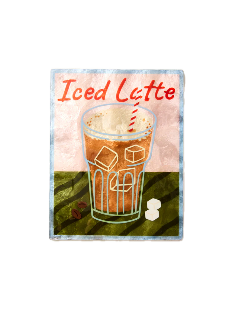 Barista Wall Art - Iced Latte