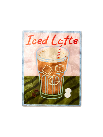 Barista Wall Art - Iced Latte