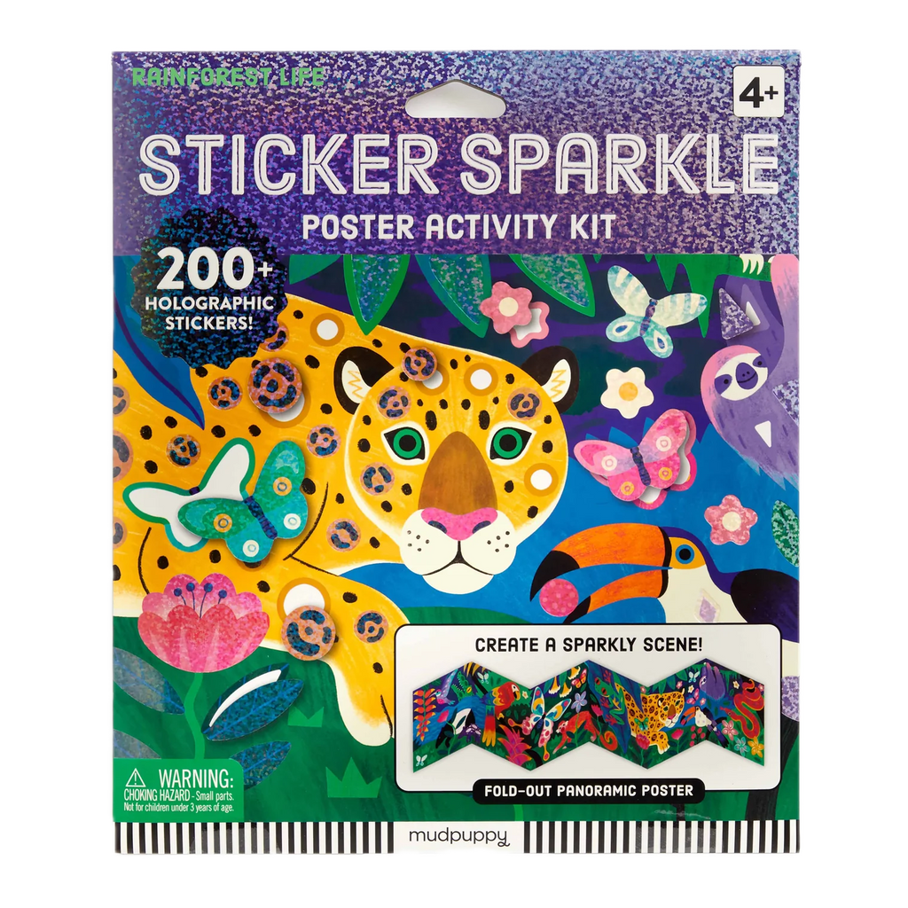 Rainforest Life Sticker Sparkle Poster ActivityKit