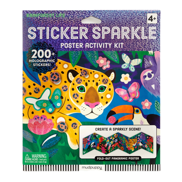 Rainforest Life Sticker Sparkle Poster ActivityKit