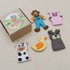 Old MacDonald Farm Animals A, Finger Puppet Set