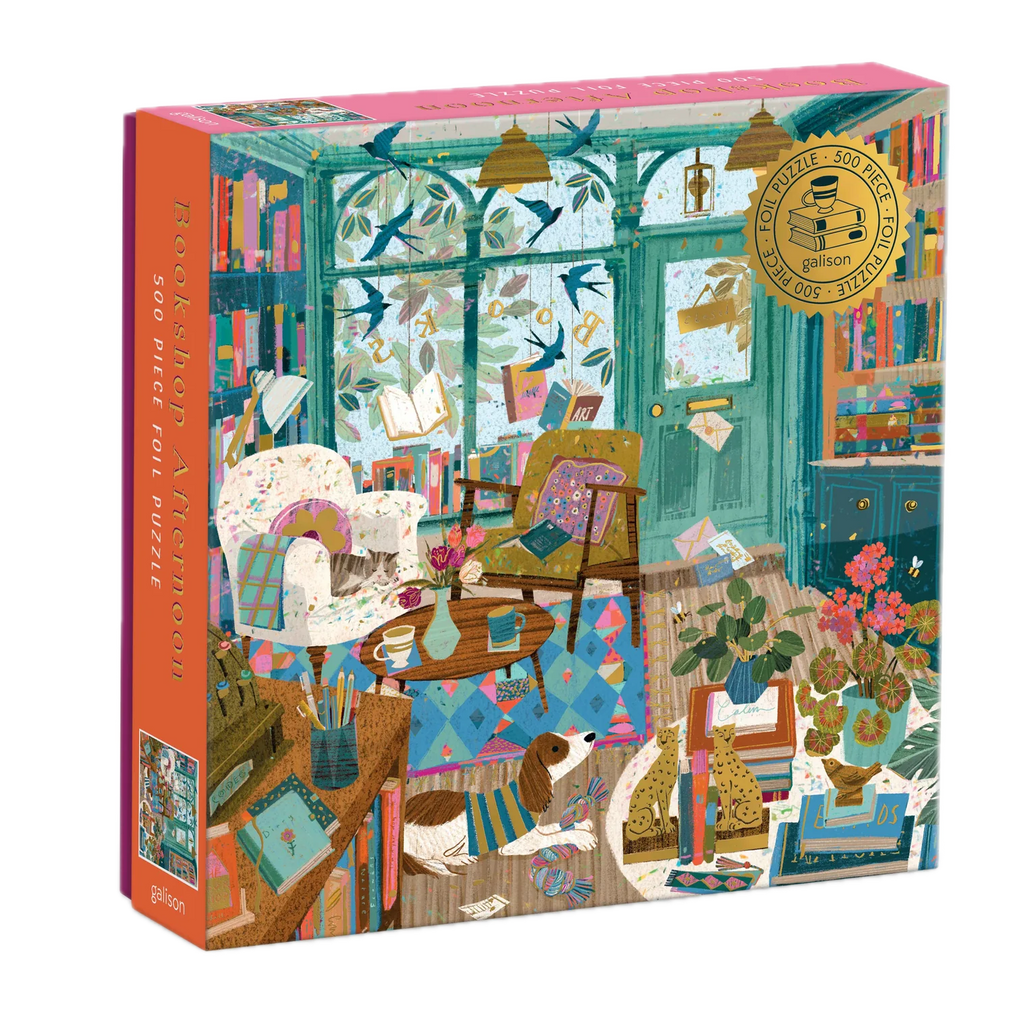 Bookshop Afternoon Foil Puzzle - 500pc
