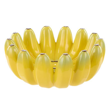Hunter Ceramic Banana Bowl Yellow