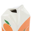 Lewis Ceramic Carton Vessel Orange
