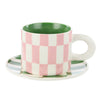 Check Mug & Plate Set