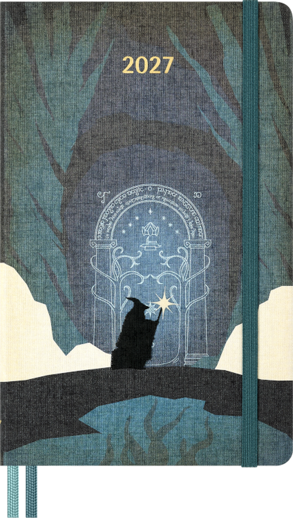 Moleskine - 2027 - 12 Month Weekly Hard Cover Diary - Large - Lord of The Rings