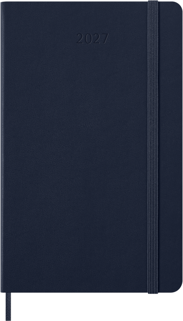 Moleskine - 2027 - 12 Month Weekly Hard Cover Diary - Large - Sapphire Blue