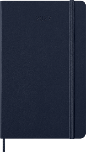 Moleskine - 2027 - 12 Month Weekly Hard Cover Diary - Large - Sapphire Blue