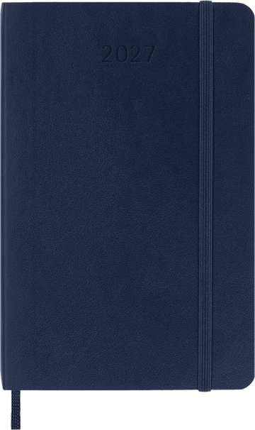 Moleskine - 2027 - 12 Month Weekly Notebook Soft Cover Diary - Pocket - Sapphire Blue