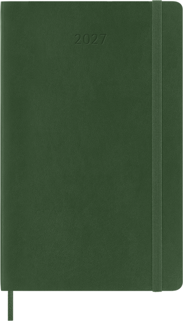 Moleskine - 2027 - 12 Month Weekly Soft Cover Diary - Large - Myrtle Green