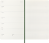 Moleskine - 2027 - 12 Month Weekly Soft Cover Diary - Large - Myrtle Green