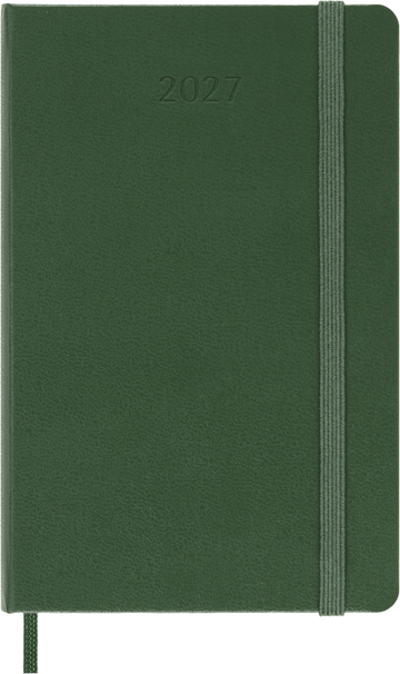 Moleskine - 2027 - 12 Month Weekly Notebook Hard Cover Diary - Pocket - Myrtle Green