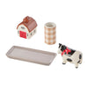Homestead Salt & Pepper Shaker with Toothpick Holder Assorted Colour