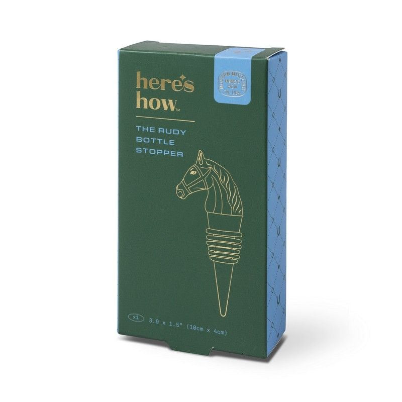 The Rudy Equestrian Bottle Stopper