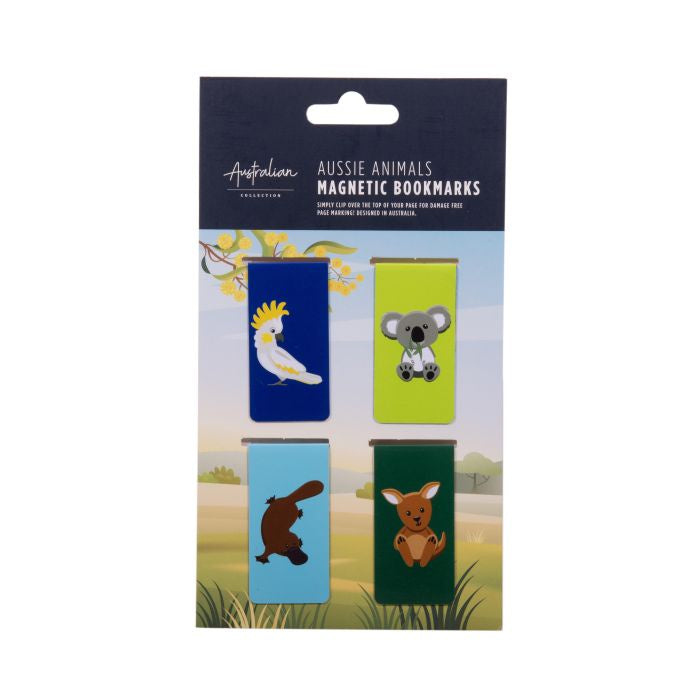 Aussie Animals Magnetic Bookmarks