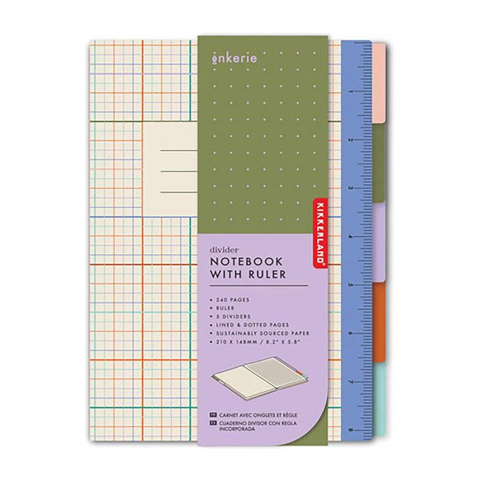 Divider Notebook with Ruler