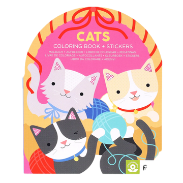 Colouring Book with Sticker - Cats