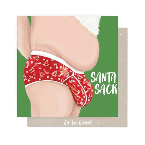 Greeting Card Santas Sack