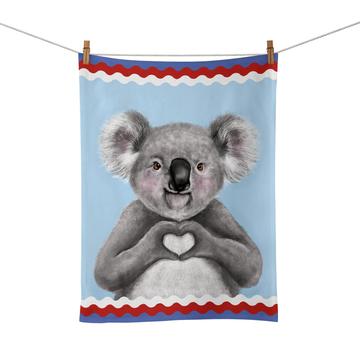 Tea Towel I Heart Koala