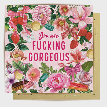 Greeting Card Fucking Gorgeous Paris