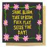 Greeting Card Seize The Day