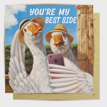 Greeting Card Duck Face
