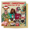 Greeting Card Family Portrait Xmas