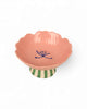 Blush Stoneware Stand Flower Bowl