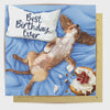 Greeting Card Lazy Best Birthday Ever