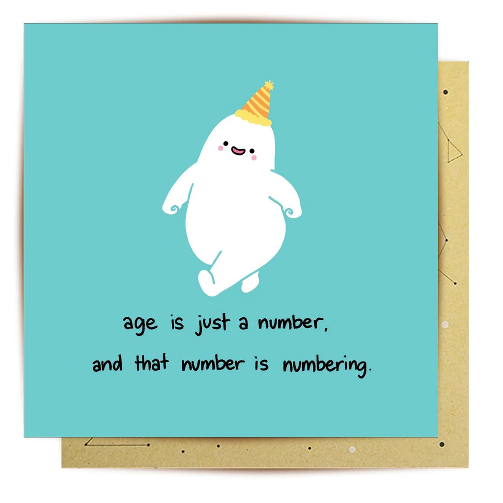 Greeting Card - Age Is Just A Number
