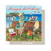 Greeting Card Festive Happy Holidays