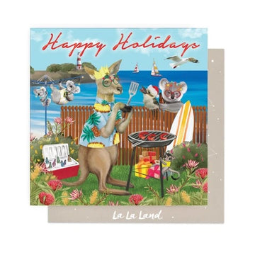 Greeting Card Festive Happy Holidays
