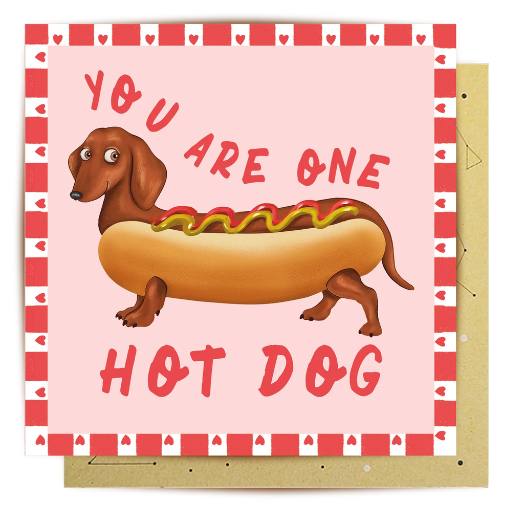 Greeting Card - My Hot Dog