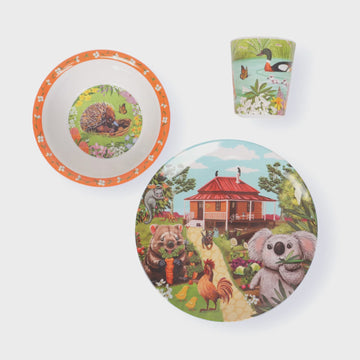 Children’s Melamine Set Garden Giggles