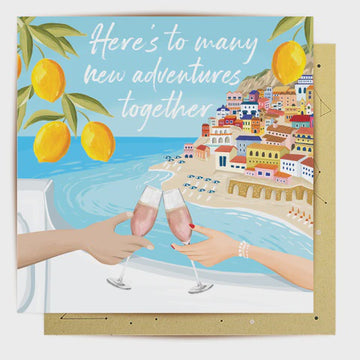 Greeting Card Cheers Positano